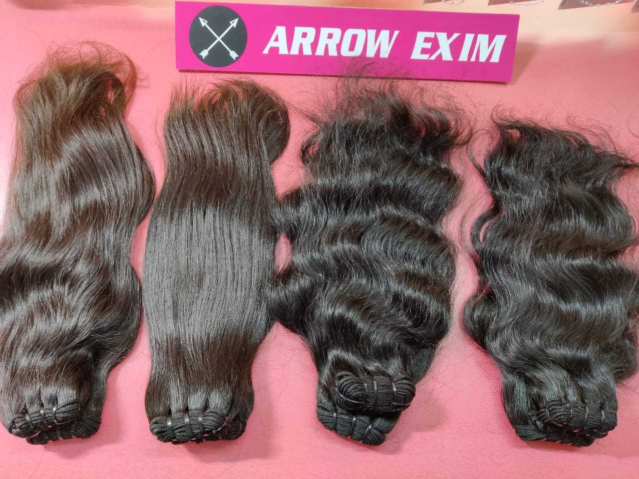 Cuticle Aligned Hair Suppliers 100% Human Natural Black Young Girls Hair 10A Grade Manufacturers Virgin Remy Raw Indian