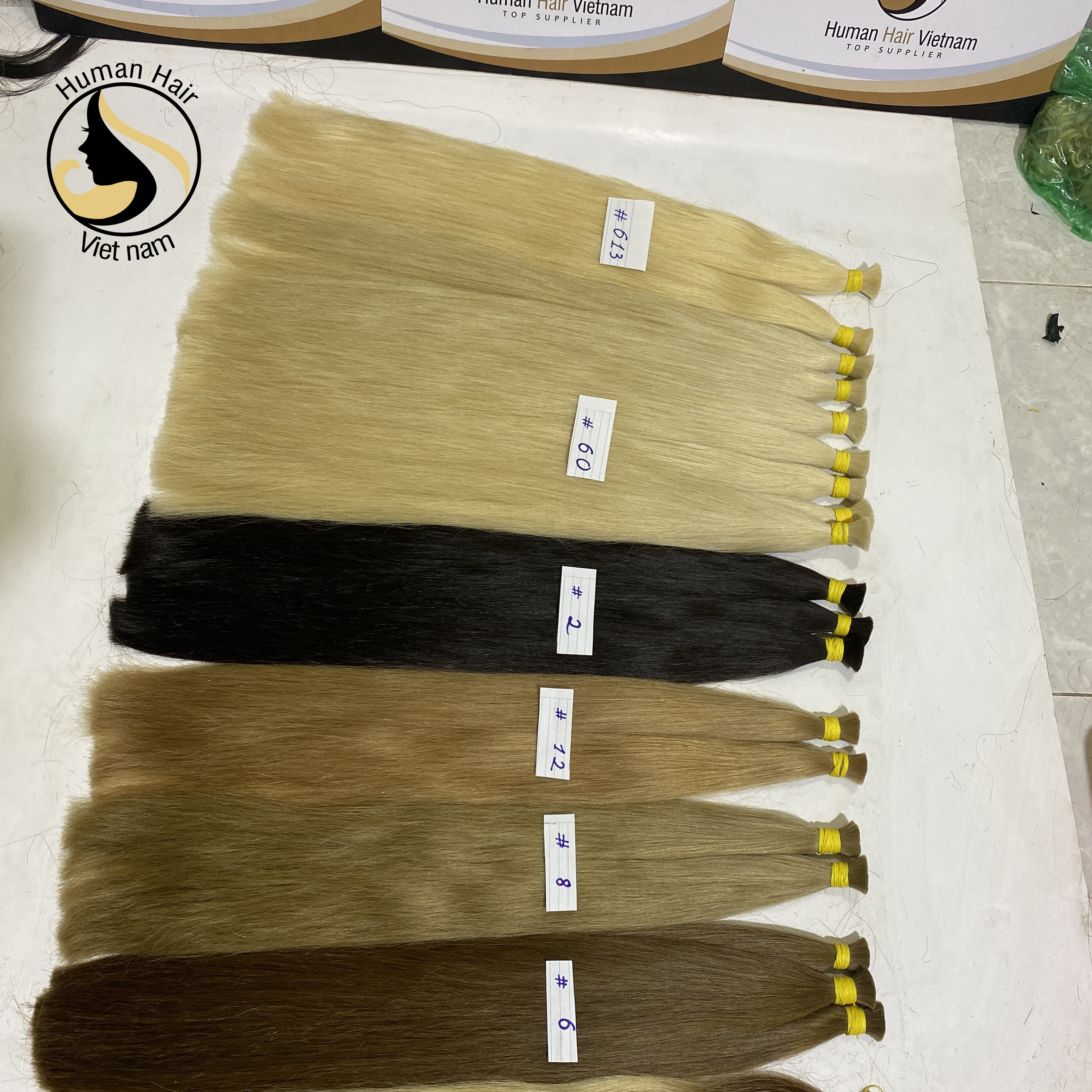 Full Cuticle Soft Virgin Remy Bulk Hair Russian Slavic Human Hair Bulk 30cm-100cm for Russia Hair Extension