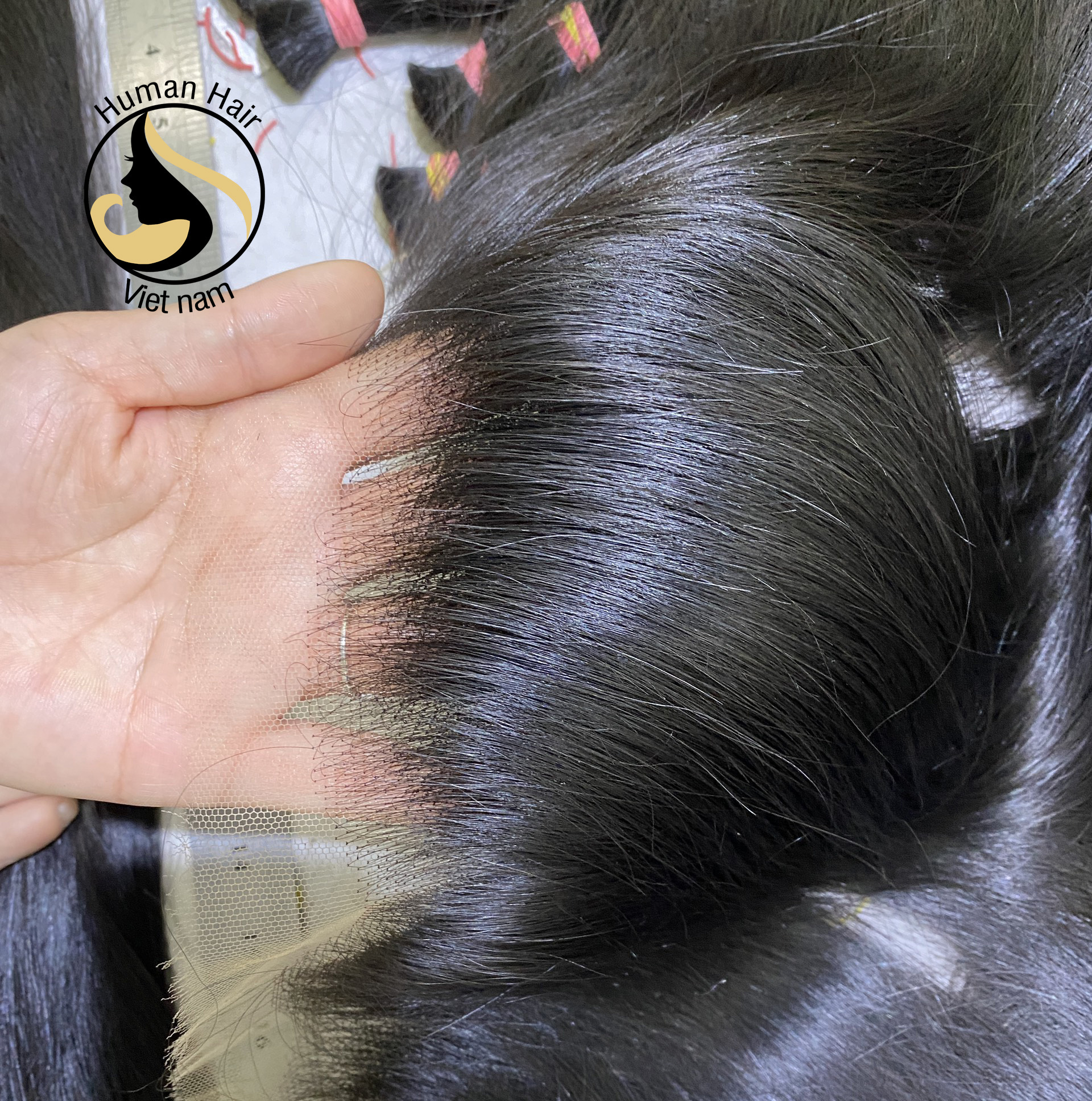 Hot selling Raw Hair Full Cuticle Aligned Pre Plucked HD Thin Film Lace Closure Frontal with Hair Bundles