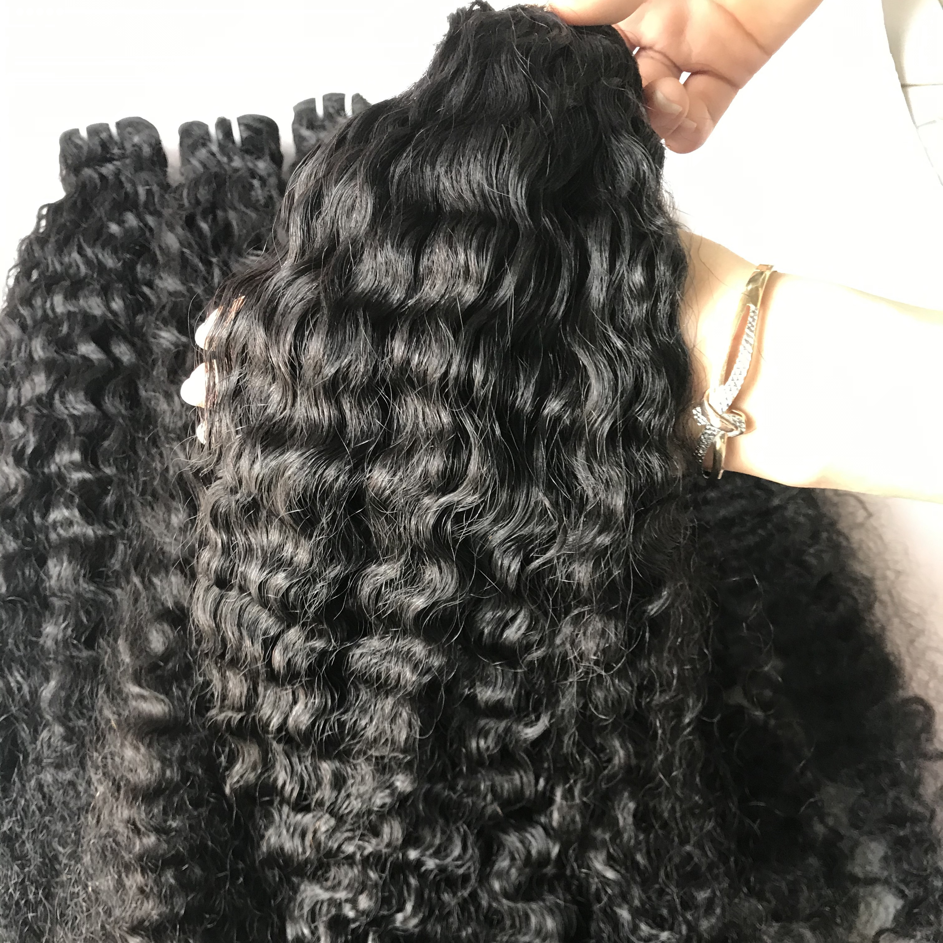 Raw Vietnamese Hair Unprocessed Virgin Curly Hair Vendors, Vietnamese Cuticle Aligned Raw Human Hair