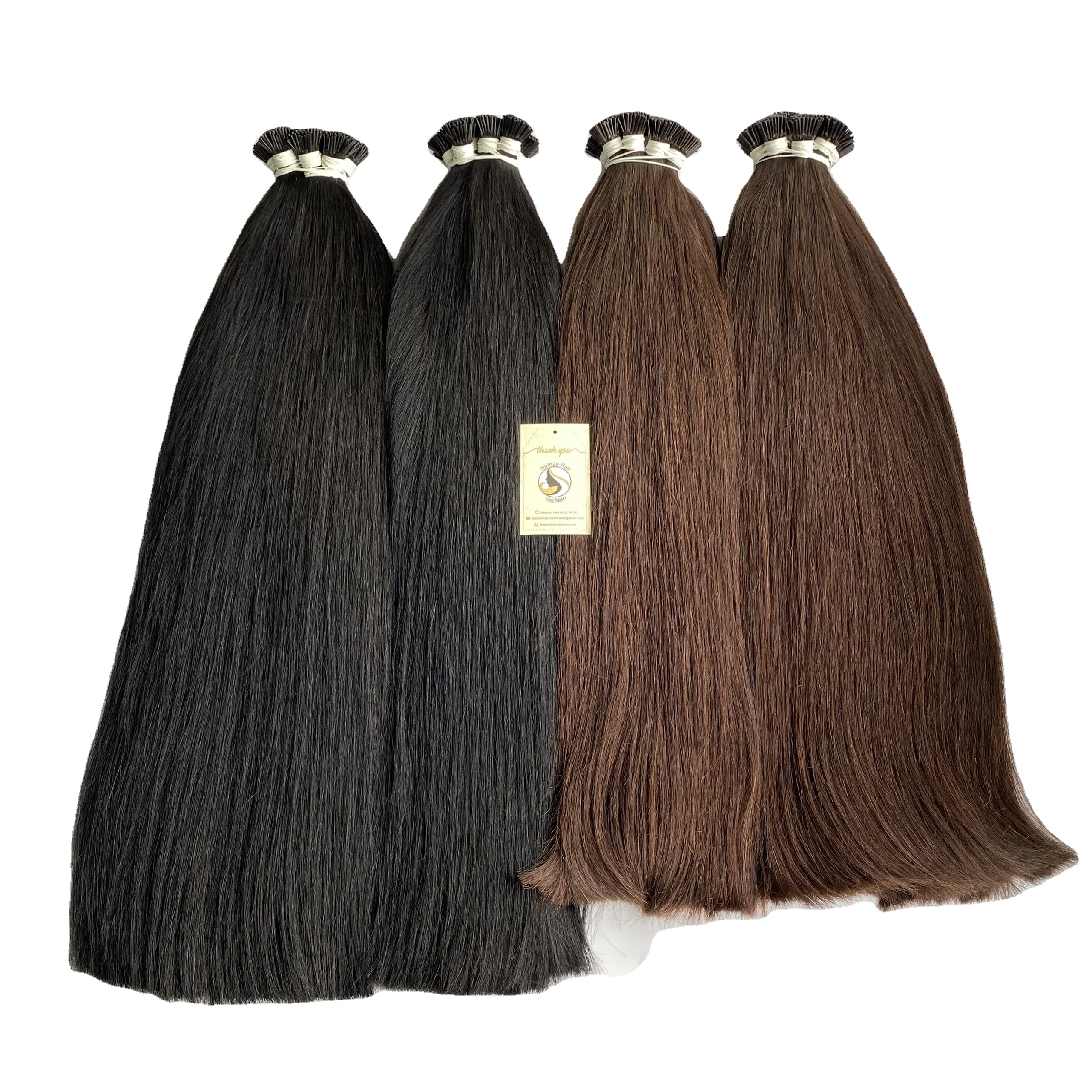 Best Selling Raw Keratin Tips Link Hair Extensions  Natural Straight Black Brown Color I Tip Hair Extensions Human Hair