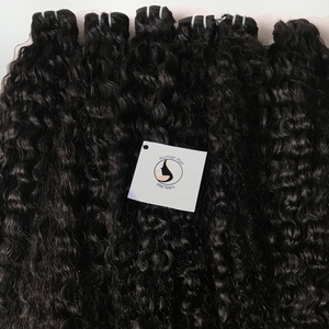 Raw Vietnamese Hair Unprocessed Virgin Curly Hair Vendors, Vietnamese Cuticle Aligned Raw Human Hair