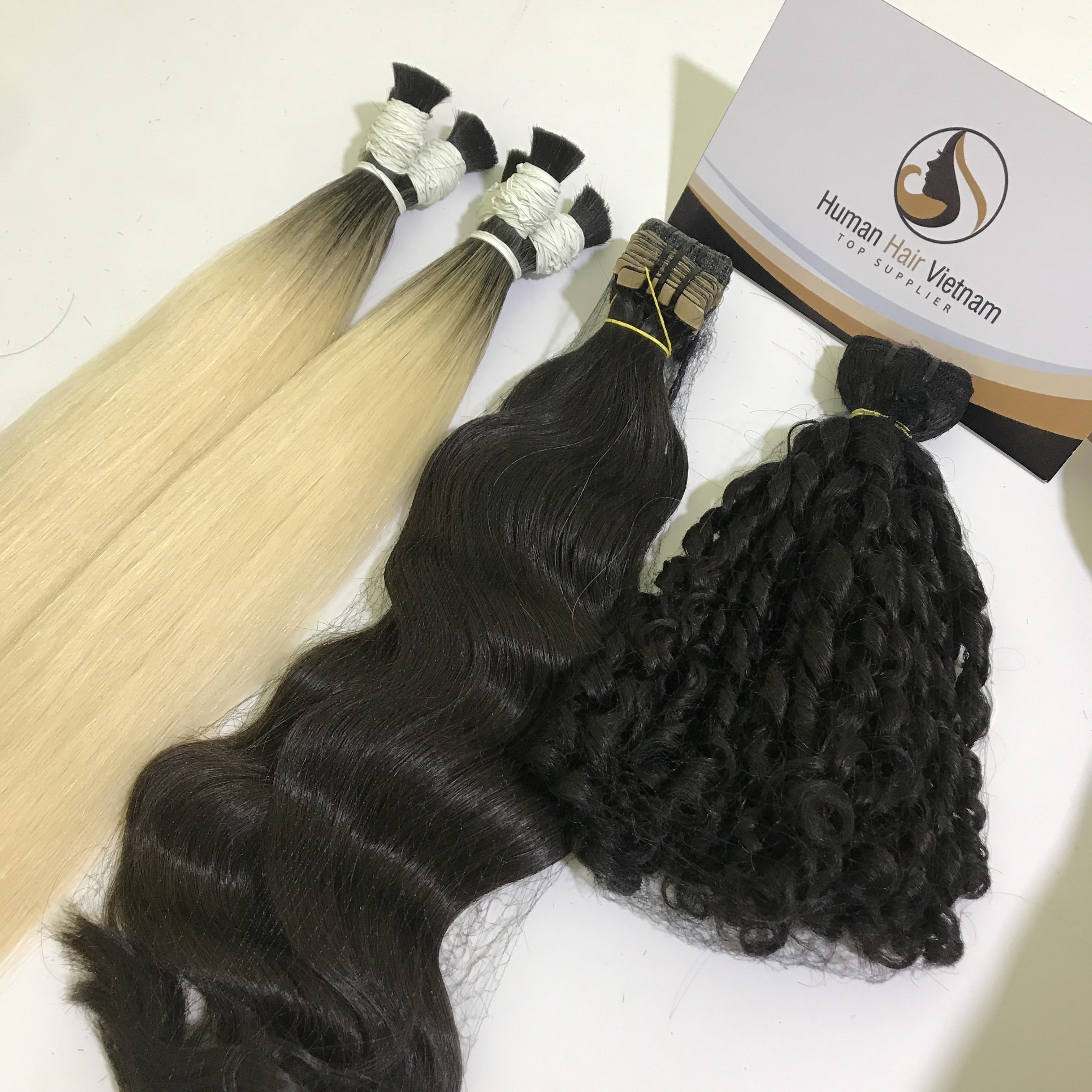 The Best of Quality Full Cuticle Soft Virgin Remy Bulk Hair Russian Slavic Human Hair Bulk 20-100cm Hair Extension