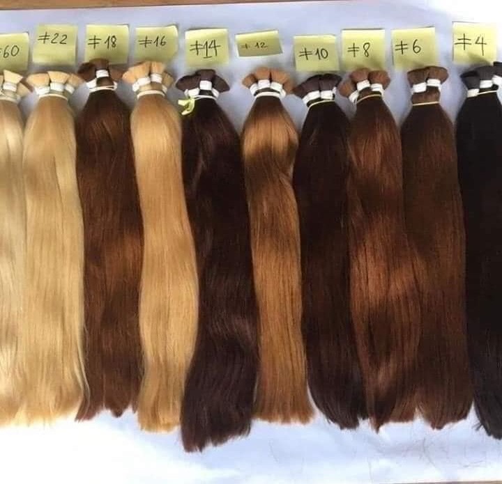 Remy virgin 100% Russian human hair extensions luxury no tangle, silk hair the best supplier ash colored of Human Hair Vietnam