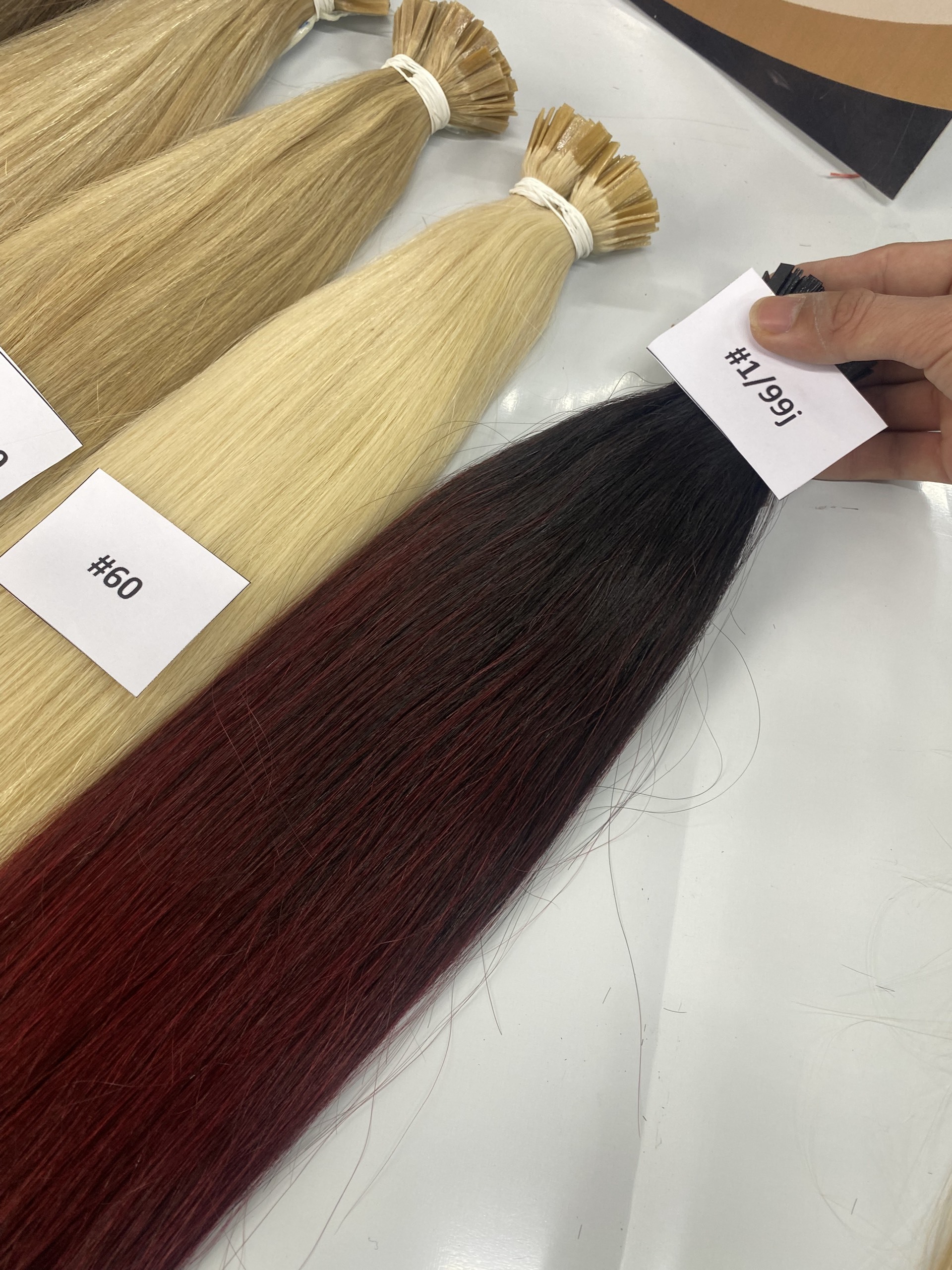 100% Virgin European Remy Pre bonded Italian Keratin tip Double Drawn Vietnamese Human Hair U tip/Flat tip/I tip Hair Extensions