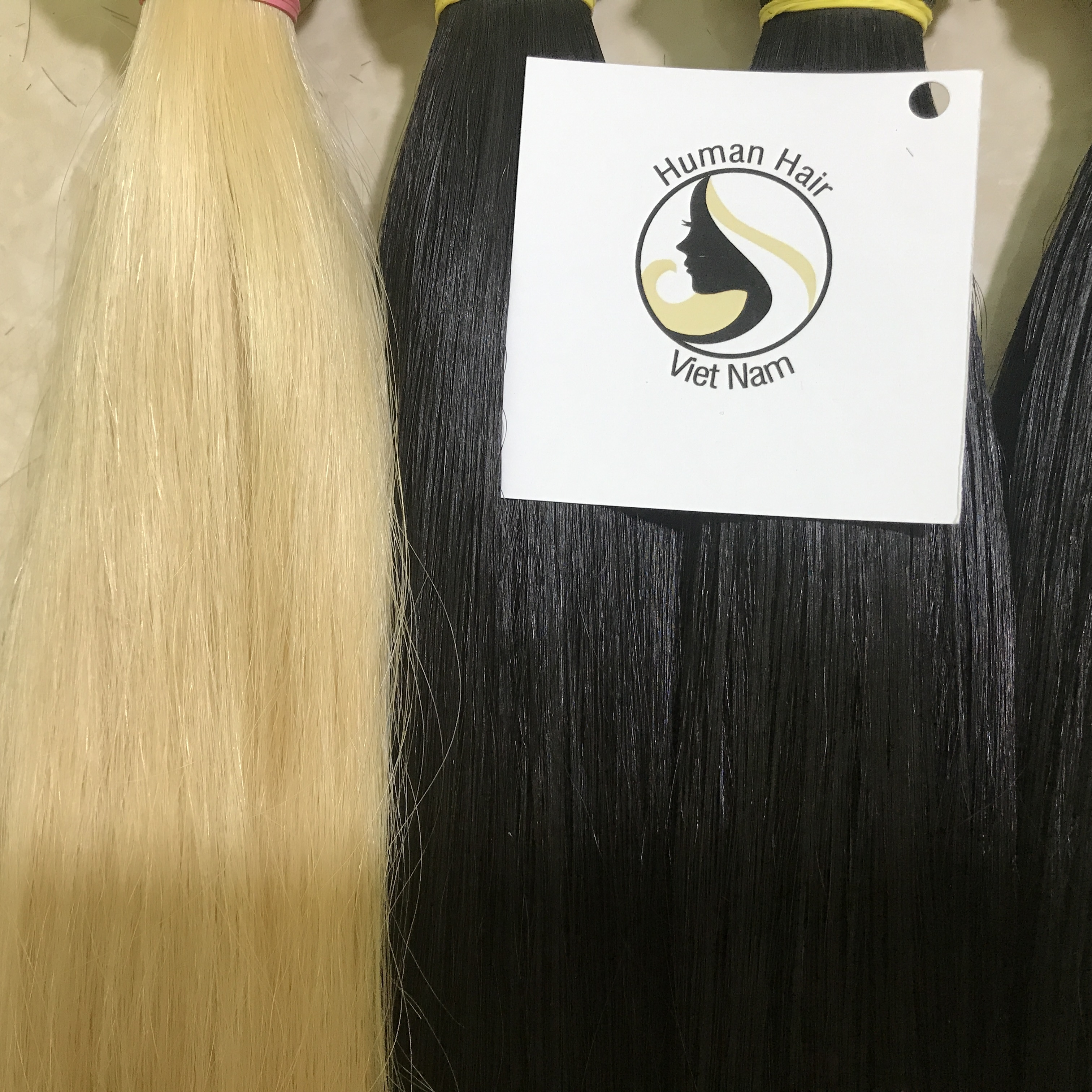 Wholesale Raw Vietnamese hair Double Drawn cuticle aligned Vietnamese Vendor 100% human hair silk straight bulk hair