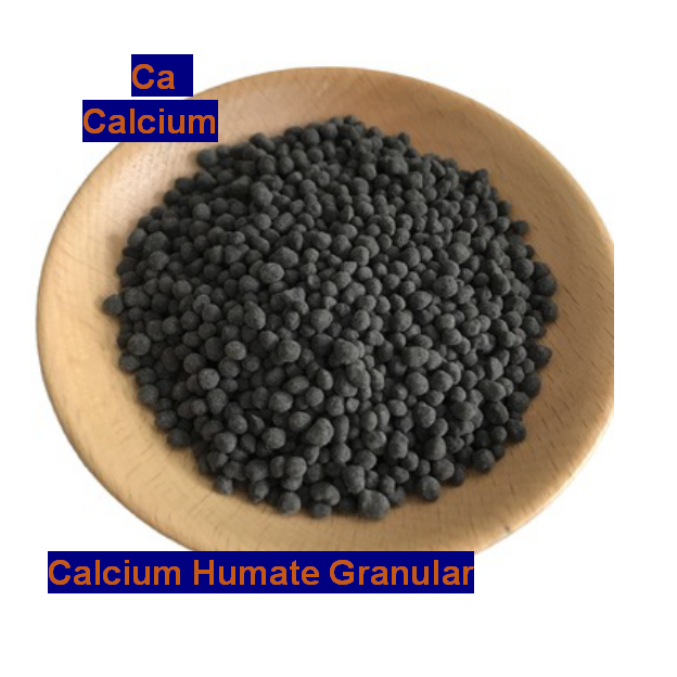 X-humate black gypsum granule agriculture gypsum granule fertilizer manufacture calcium humate