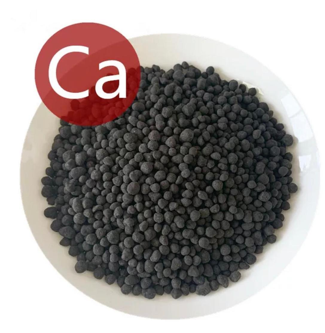 X-humate black gypsum granule agriculture gypsum granule fertilizer manufacture calcium humate