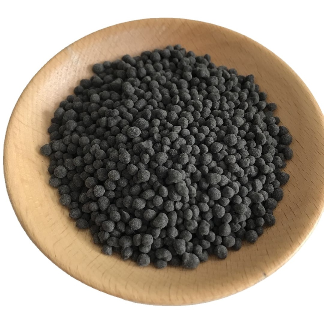 X-humate black gypsum granule agriculture gypsum granule fertilizer manufacture calcium humate