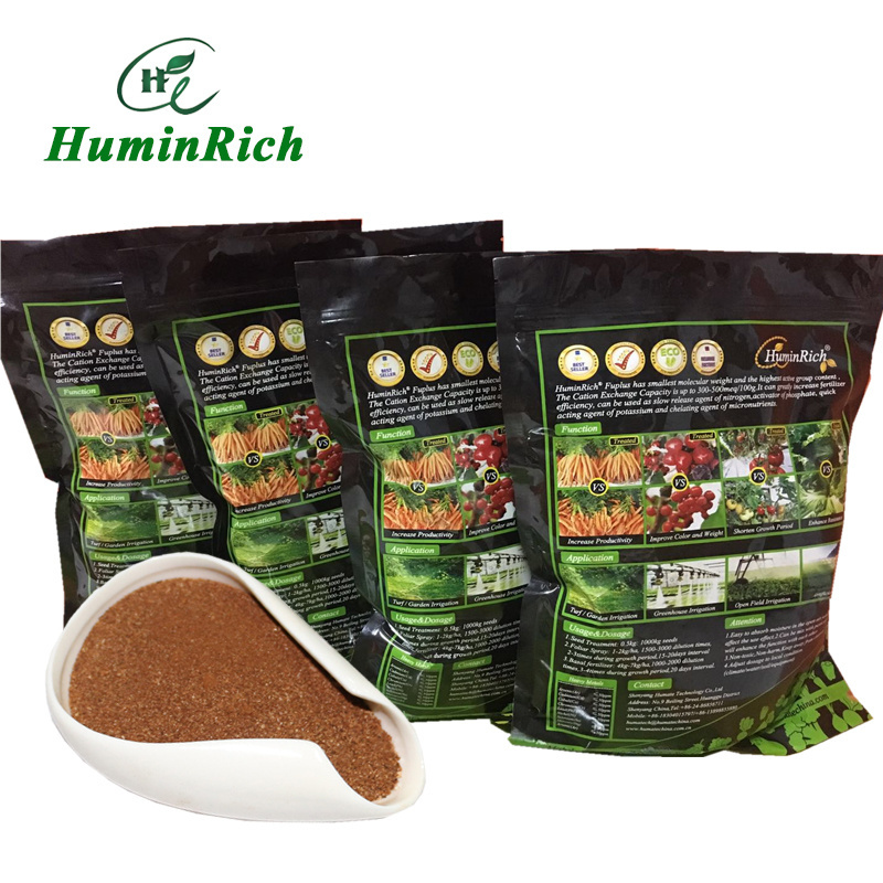 Huminrich Fuplus SY3001-1 High Activity Mineral Source Fulvic Acid Humic Acid Improvement Effect on the Soil