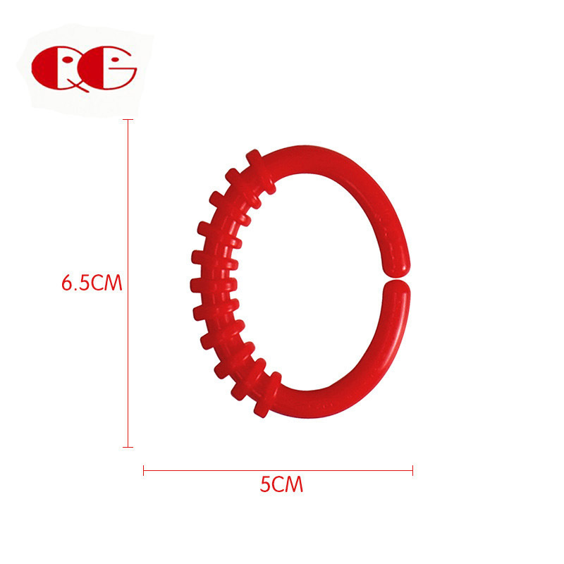 Baby Connecting Rings Toy for Hanging Stroller Car Toys Rainbow environmental protection material plastic ring