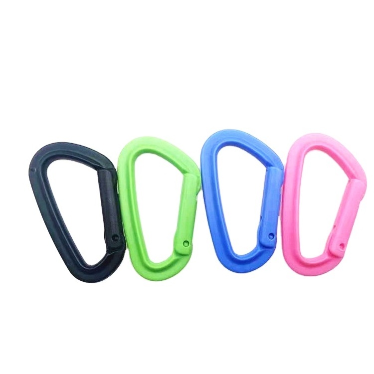 Outdoor Tactical Carabiner Locking D-ring Hook Safety Buckle Backpack EDC Tool Keychain Camping Accessories