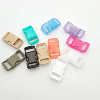 Multi-Color Contoured Quick Release Plastic Buckles for dog collar