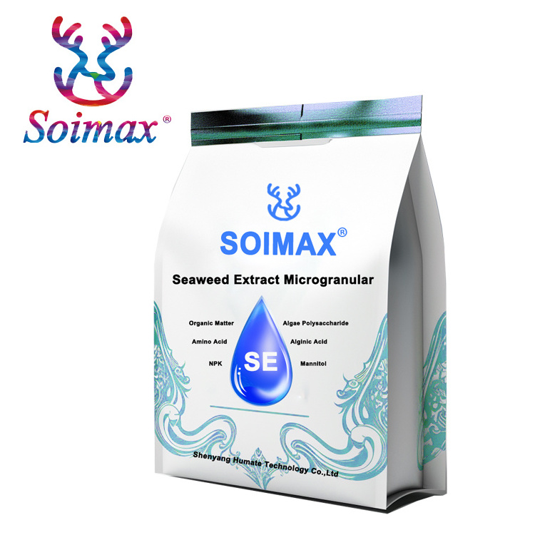 Soimax Ascophyllum Nodosum Source Biological Enzymolysis Tech Stimulate Plant Growth Seaweed Extract Microgranular