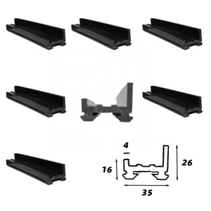 Custom Extrusion UHMWPE Plastic Profile Wear Strips for Flat Plastic Strip Offering Cutting and Moulding Services