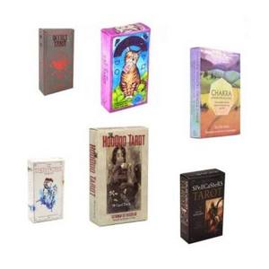 500 Latest Styles Wholesale English Tarot Card Deck Online Oracle Card with E-guidebook Divination Board Game carta de tarot