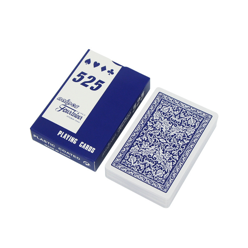 VITORIA Spain 525 Playing Cards Standard Plastic Coated 280g Grey Core Paper Playing Cards Baraja De Poker Wholesale