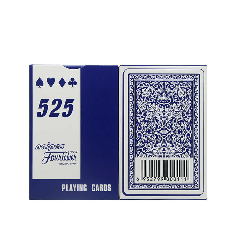 VITORIA Spain 525 Playing Cards Standard Plastic Coated 280g Grey Core Paper Playing Cards Baraja De Poker Wholesale