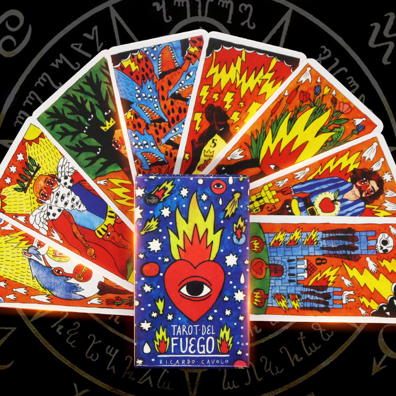 500 Latest Styles Wholesale English Tarot Card Deck Online Oracle Card with E-guidebook Divination Board Game carta de tarot