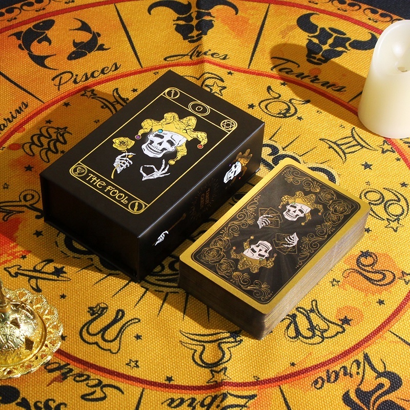 Factory Wholesale Oracle Decks Tarot Cards Board Game Custom Skull Tarot Affirmation Oracle Game Joker Tarot Cards