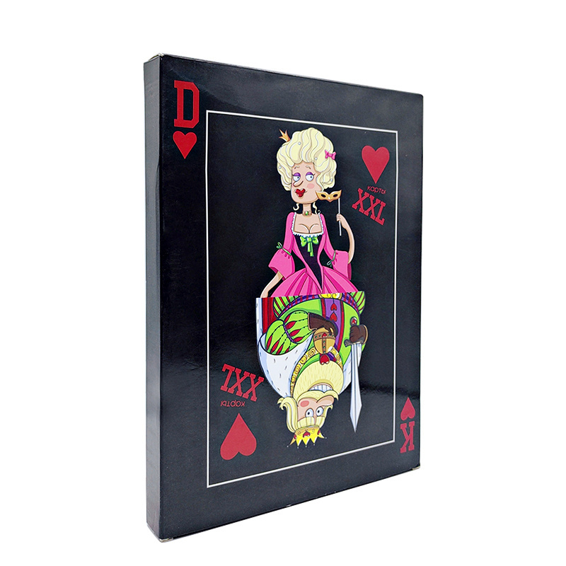 Personalized Custom Playing Cards Advertising Jumbo Poker Cards Game Larged Jumbo Playing Cards