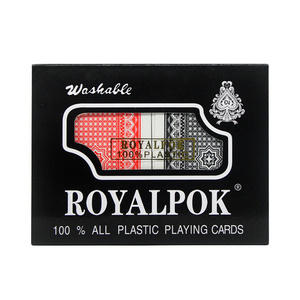 High Quality Juegos De Cartas Poker Cards Waterproof Plastic Playing Card Custom Playing Cards In Bulk