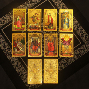 High Quality OEM Tarot Decks Wholesale Gold Foil Tarot Card Custom Printed Cartas De Tarot Cards Deck Set With Guidebook And BoX