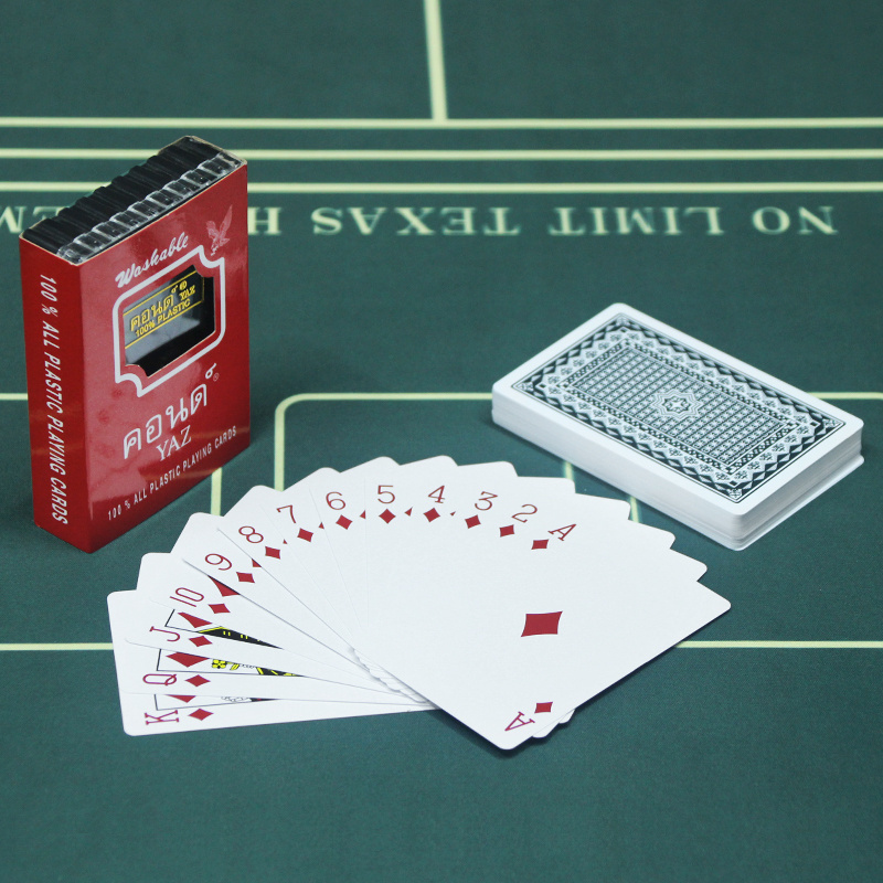 YAZ Thailand Playing Cards Casino Poker Cards Juego De Cartas Poker New PVC Waterproof Plastic Playing Cards Wholesale