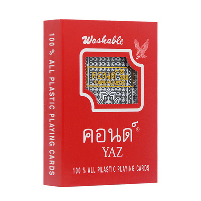 YAZ Thailand Playing Cards Casino Poker Cards Juego De Cartas Poker New PVC Waterproof Plastic Playing Cards Wholesale