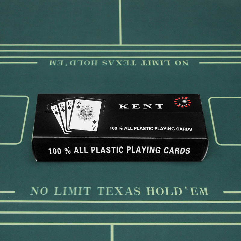 Custom KENT Poker Playing Card Wholesale 100% All Plastic Playing Cards Double Box Set