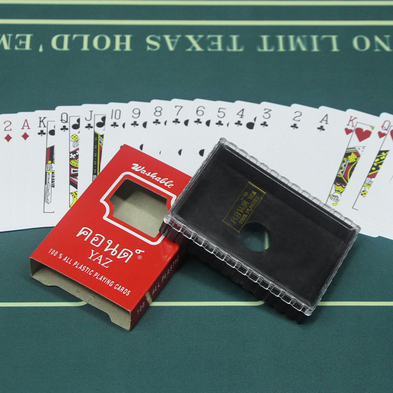 YAZ Thailand Playing Cards Casino Poker Cards Juego De Cartas Poker New PVC Waterproof Plastic Playing Cards Wholesale