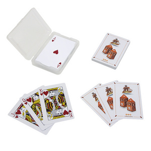 11 Years Factory Custom Printing Bridge Poker Size US Saudi Kuwait Paper Plastic Playing Card Custom Poker Cards