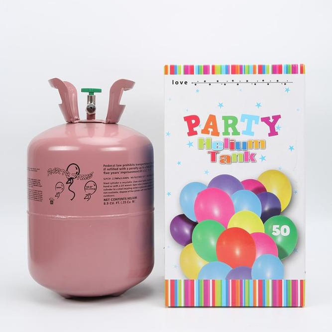 empty balloons pure helium wholesale 13.4L 30LB 50LB helium tank, balloons cylinder