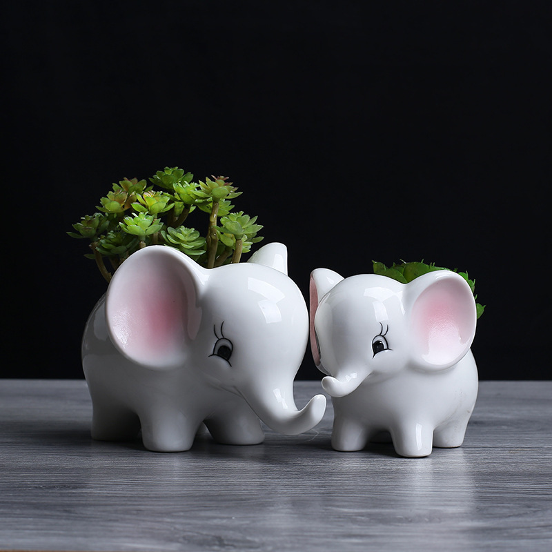 ceramic garden pots modern ceramic pot Elephant ceramic plant pot