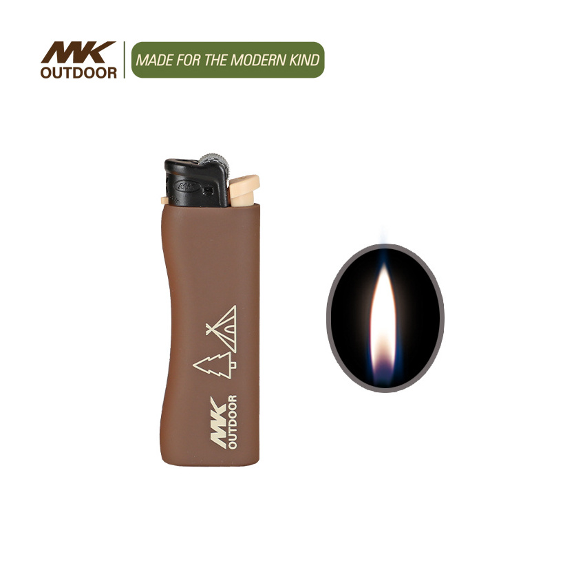 MK peizou bulk gas lighter feuerzeug metal cigaret case double flame encendedores gun cigarette flint lighter