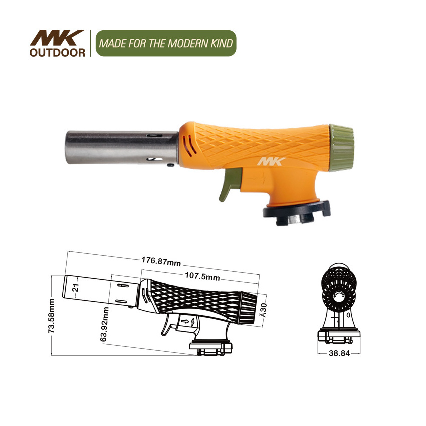 MK cigerate jet lighter torch gas minimum order 10000 electric spark trench small refillable torch lighter