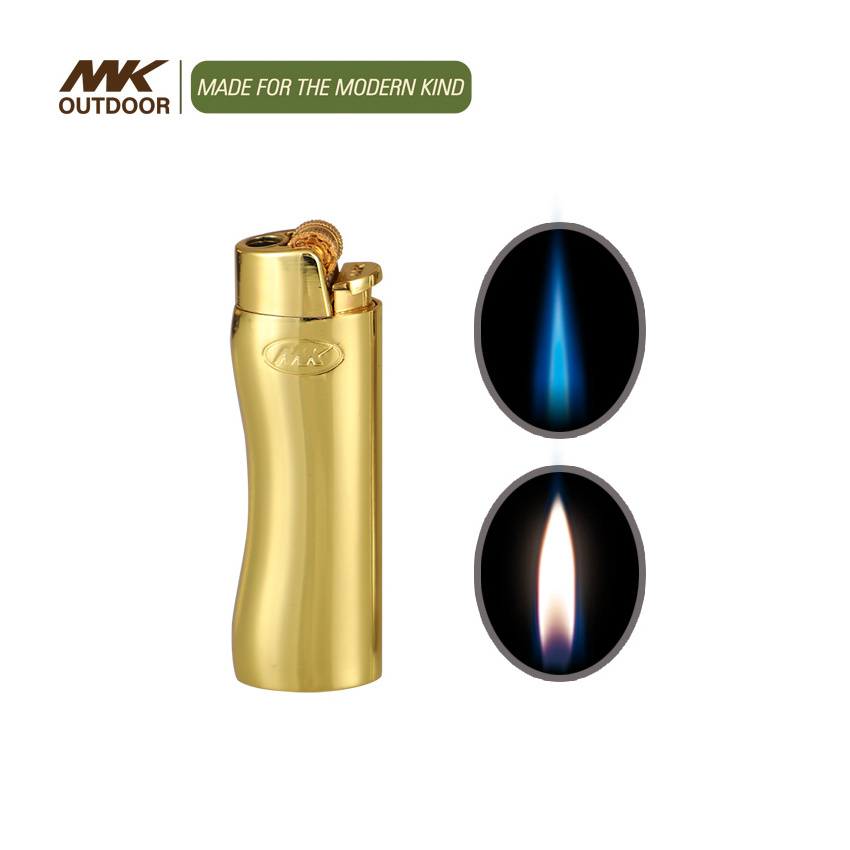 MK electronic candle wholesale usb rechargeable leather cigarettes lighter gas lighter metal