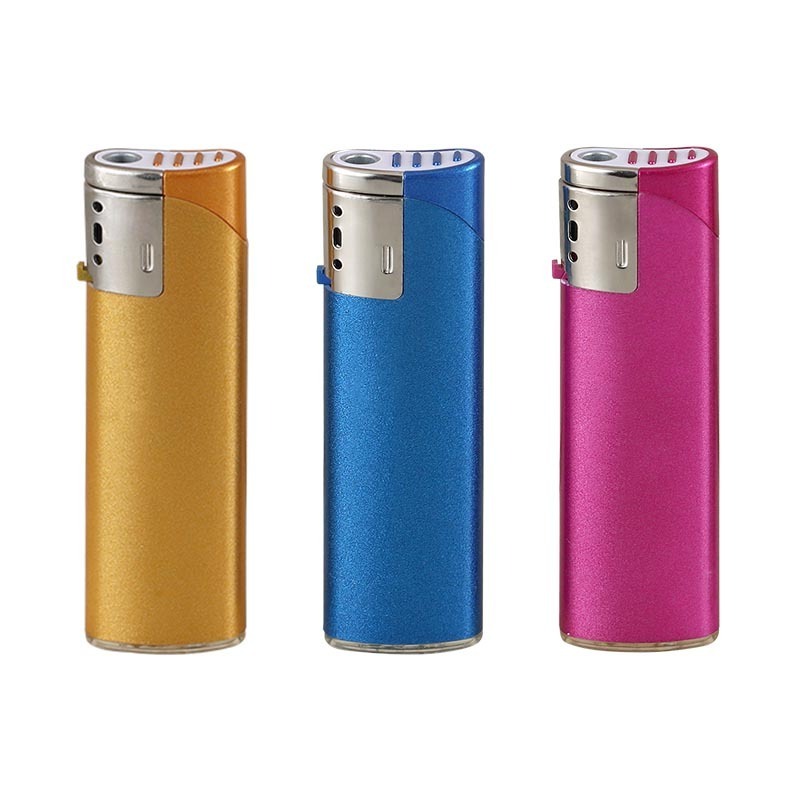 MK ciggerate rechargeable and refillable custom logo usb charging lighter windproof custom torch lighter big electronic lighter