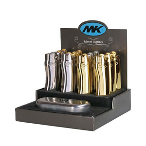 MK electronic candle wholesale usb rechargeable leather cigarettes lighter gas lighter metal