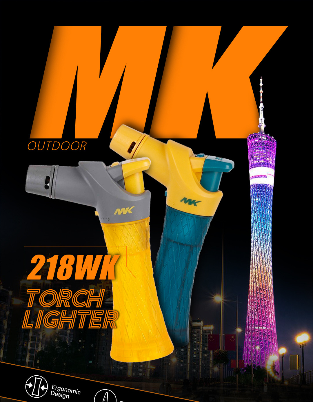 MK custom electric cigar lighters kitchen dual arc electronic lighter refillable functioning key chain Cigarette lighter