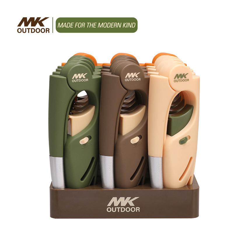 MK slim metal jet torch custom lighter case bbq candle lighters custom logo cigar torch turbo lighter jet butane