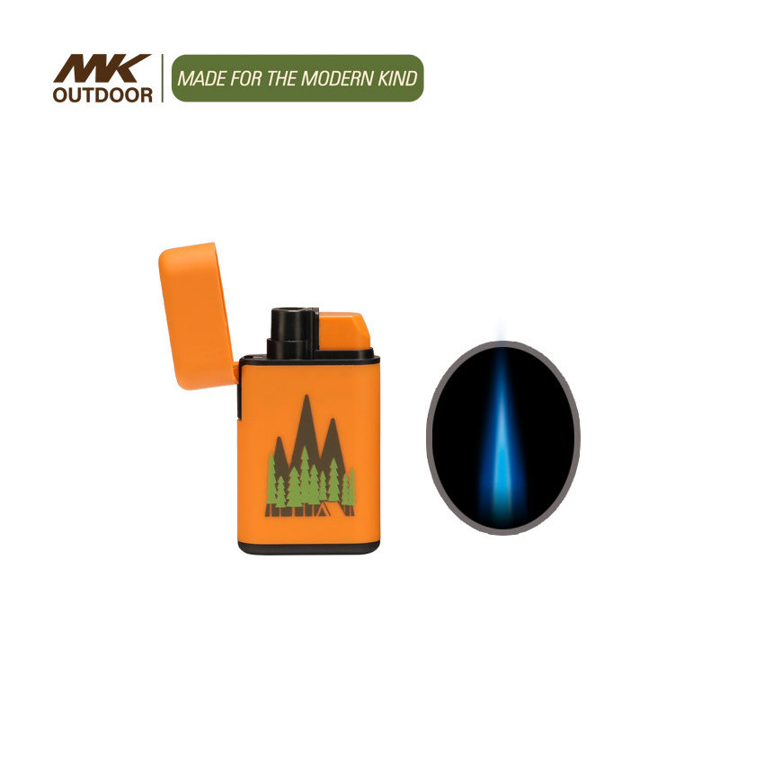 MK rechargeable and refillable custom lighter sticker kerosene oil metal lighter customization electronic lighter