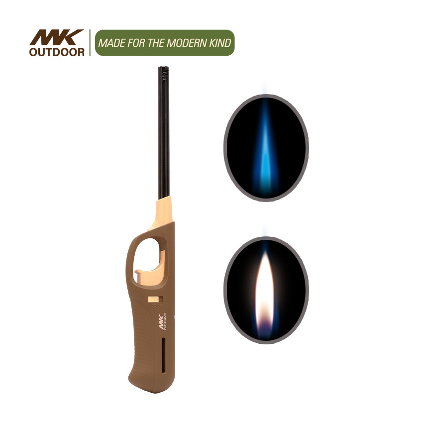 MK windproof arc bbq butane torch double flame imports lighters trade usb torch lighter bbq 1300 c