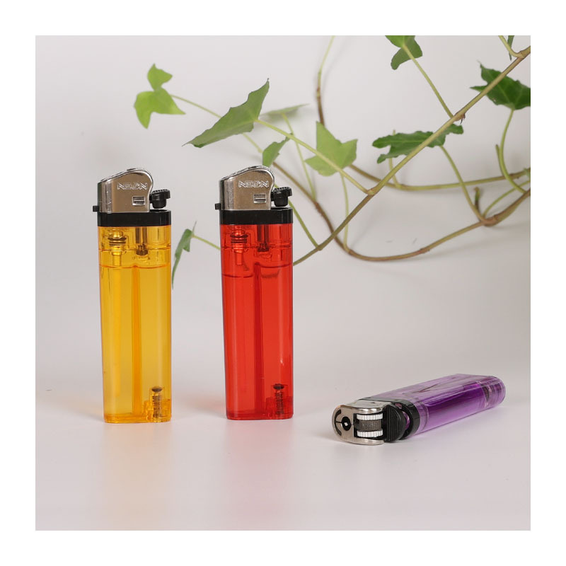 Flint Lighter Wholesale Stable Quality Variety of Colors Available Disposable CLASSIC White Plastic Gas Lighter