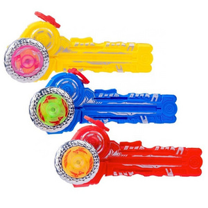 Hot Selling LED Spinning Tops with Launcher Light Up Gyro Toys For Kids