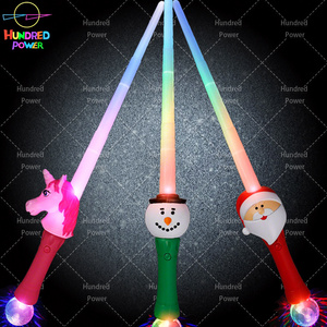 extension-type multi color Party Supplies Christmas Wand Toy Stick glow in dark light up toys swords led flashing toy