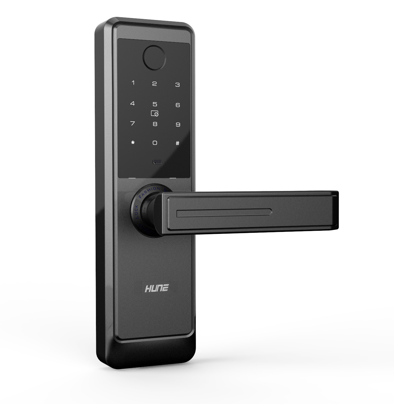 High Security Anti Theft Smart Lock Door handle Intelligent Electronic wireless connection hotel door lock