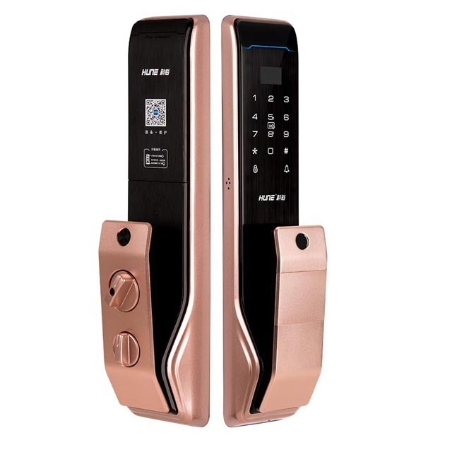 Wifi phone APP home appliance digital fingerprint smart  door lock