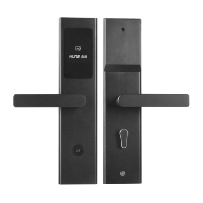 HUNE Econimic smart card key door lock hotel stand alone digital door lock