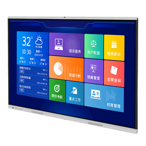 55 65 75 86 98 inch 4K interactive whiteboard smart tv board all in one interactive screen panel LED Flat Panel for classroom